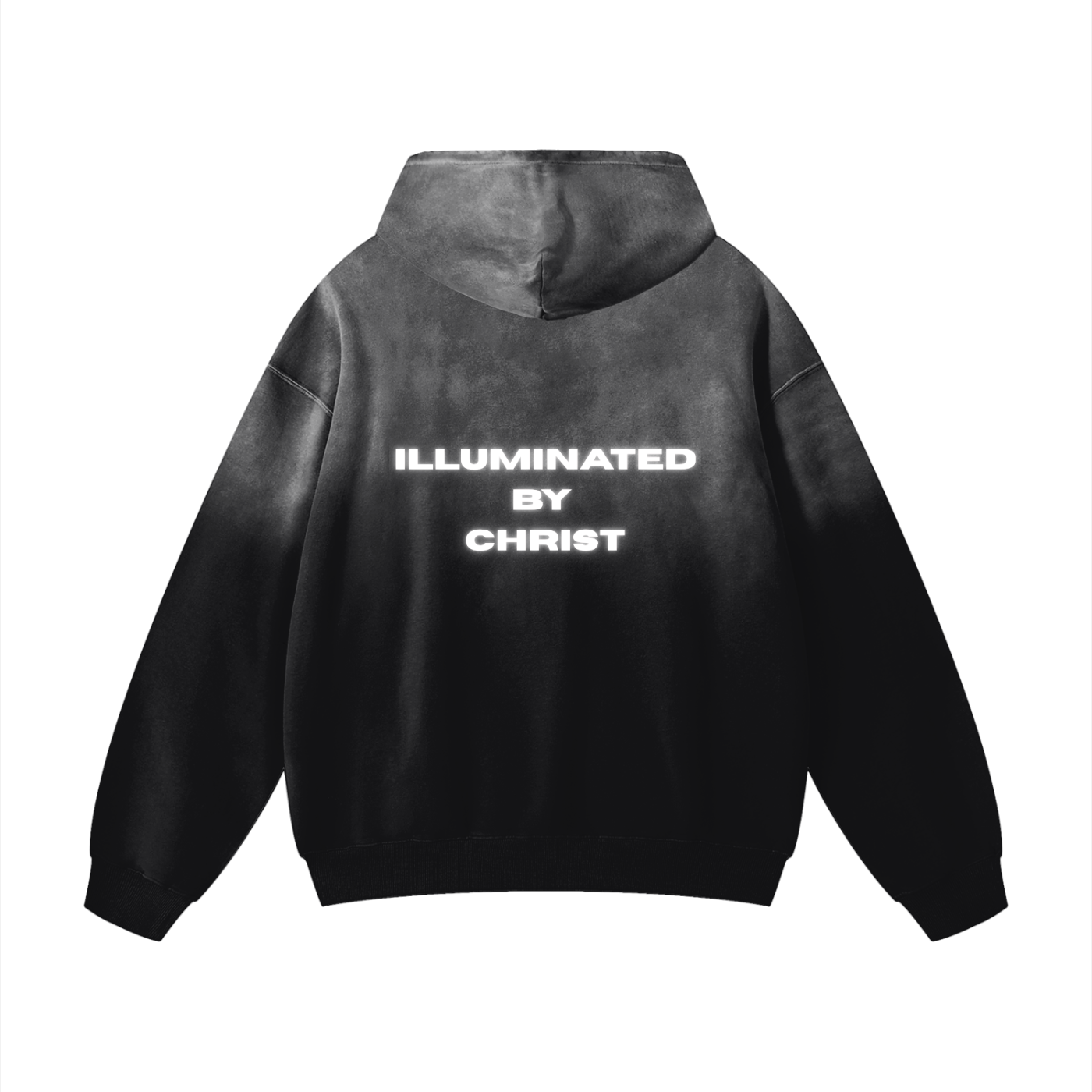 Illuminated by Christ Sunfaded Oversized Hoodie