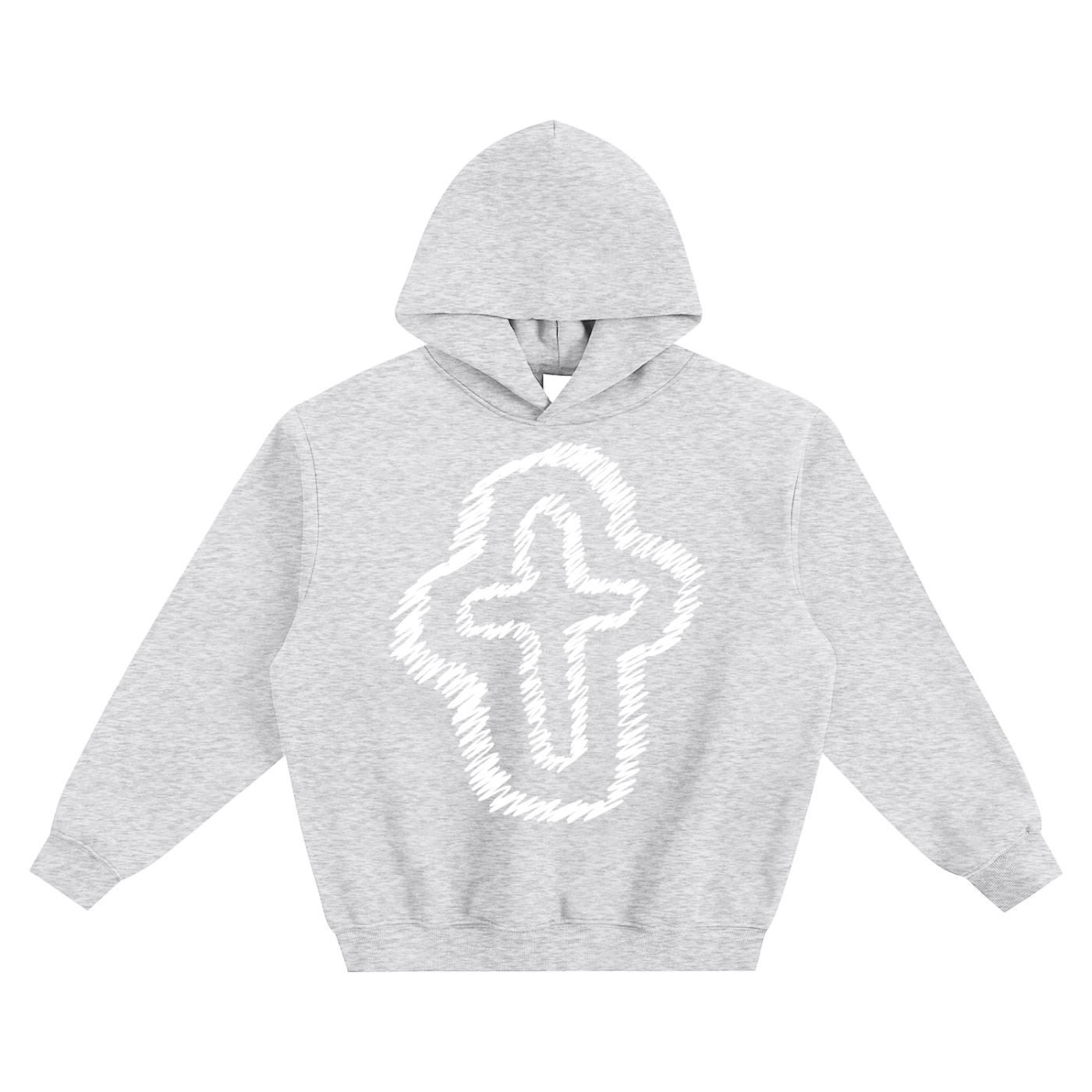 Chalk Cross Hoodie