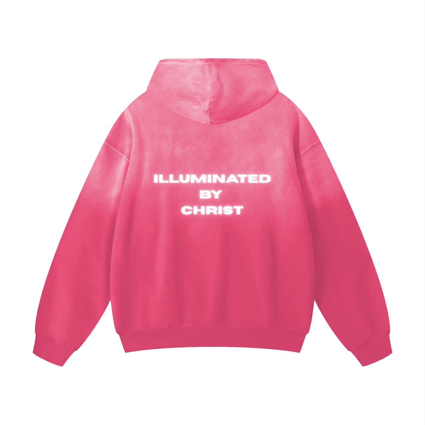 Illuminated by Christ Sunfaded Oversized Hoodie